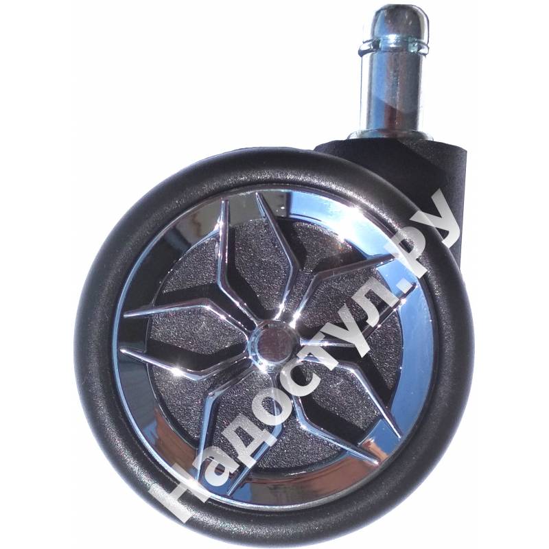 Ролик с хромированными вставками (звездочка) главное фото