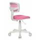 Кресло детское Бюрократ CH-W299/PK/TW-13A спинка сетка розовый TW-06A TW-13A (пластик белый). Фото товара с разных ракурсов.