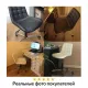 Кресло  "Deco MG-316", без подлокотников, пятилучие серебристое, экокожа, черное, 532080.. Фото товара с разных ракурсов.