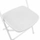 Стул складной  "Golf CF-002", белый каркас, пластик белый, XXXXXX, 532887. Фото товара с разных ракурсов.